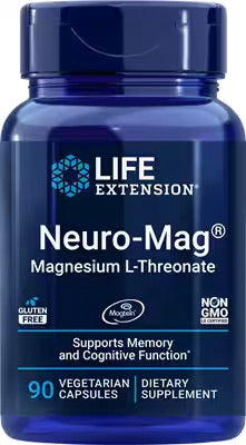 Neuro-Mag® Magnesium L-Threonate | Life Extension® | 90 Vegetarian Capsules