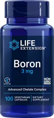 Boron 3mg | Life Extension® | 100 Vegetarian Capsules