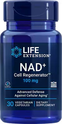 NAD+ Cell Regenerator™ 100mg | Life Extension® | 30 Vegetarian Capsules