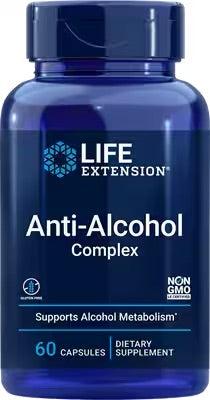 Anti-Alcohol Complex | Life Extension® | 60 Capsules