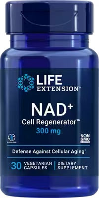 NAD+ Cell Regenerator™ 300mg | Life Extension®| 30 Vegetarian Capsules