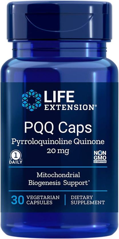 PQQ 20 mg | Life Extension® | 30 Vegetarian Capsules