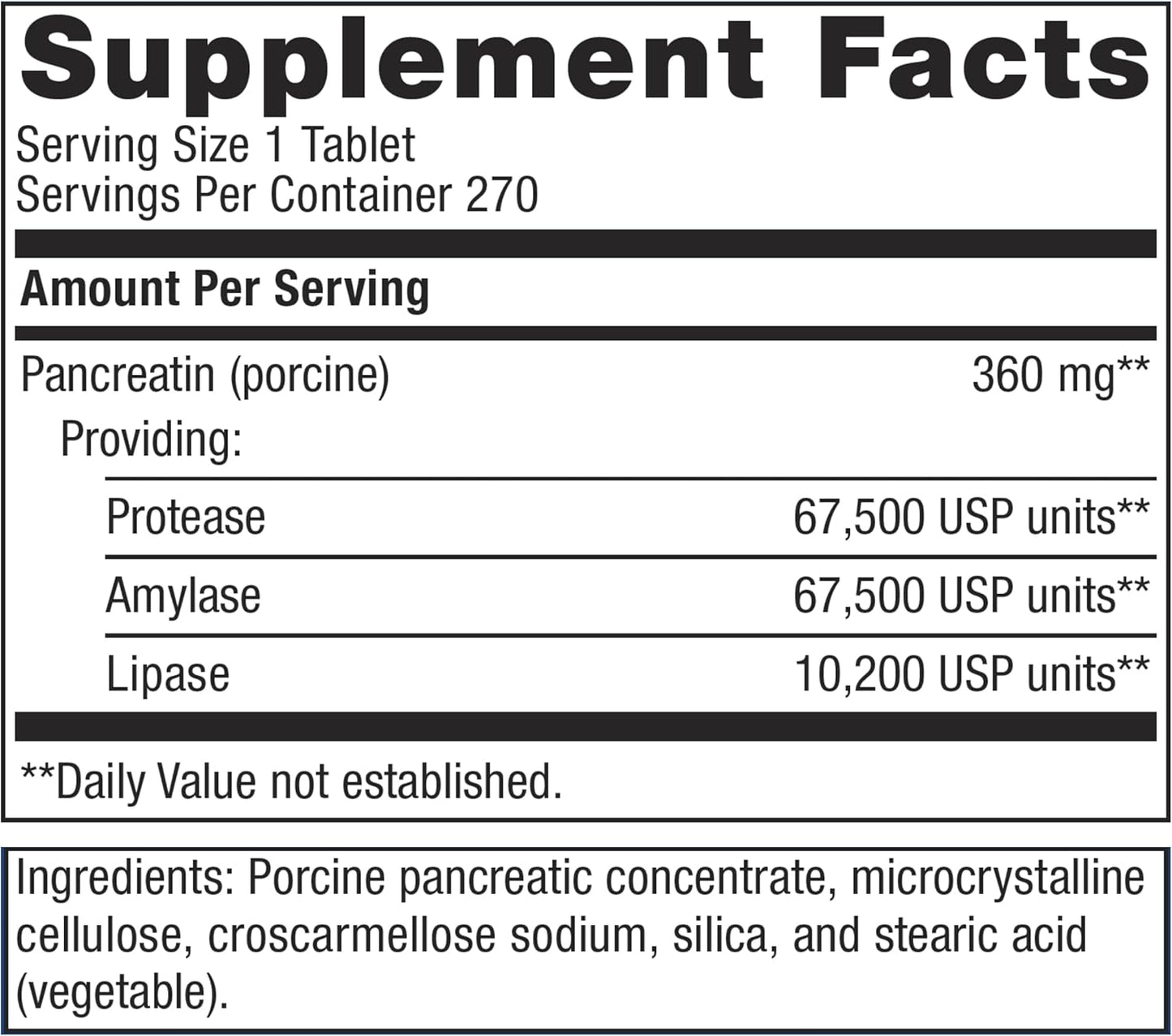 SpectraZyme® Pan 9X | Metagenics® | 90 Tablets