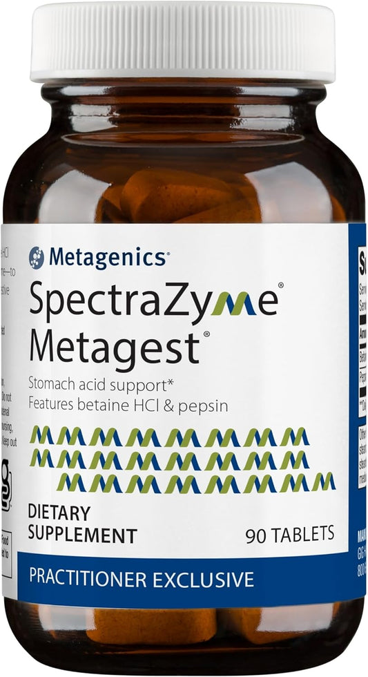 SpectraZyme Metagest | Metagenics® | 90 or 270 Tablets