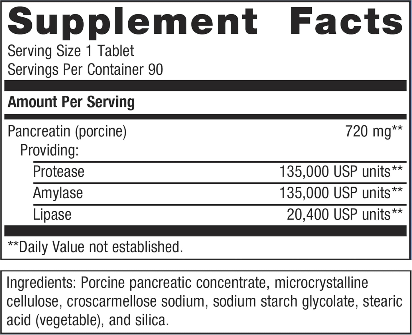 SpectraZyme® Pan 9x ES | Metagenics® | 90 Tablets