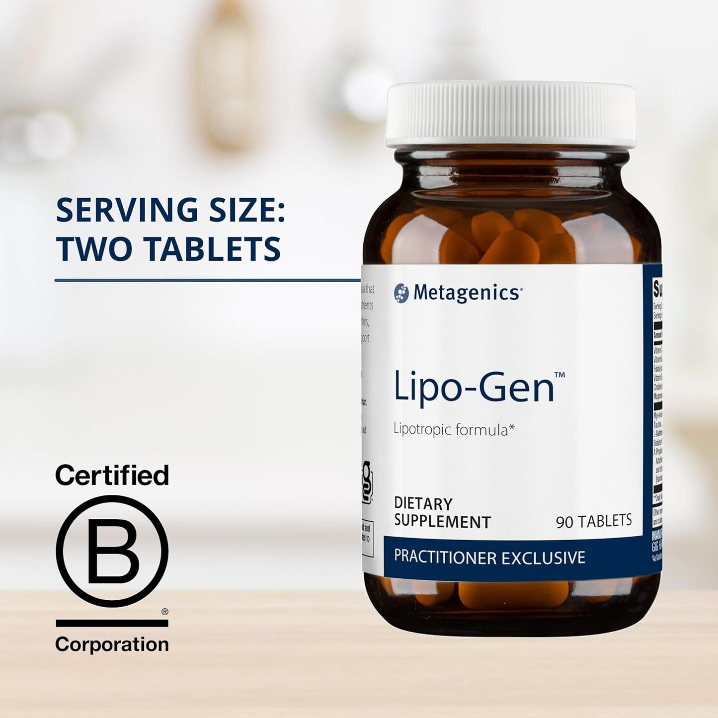 Lipo-Gen™ | Metagenics® | 90 Tablets