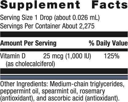 MetaKids D3 Liquid | Metagenics® | (2 fl oz) 2,275 Servings