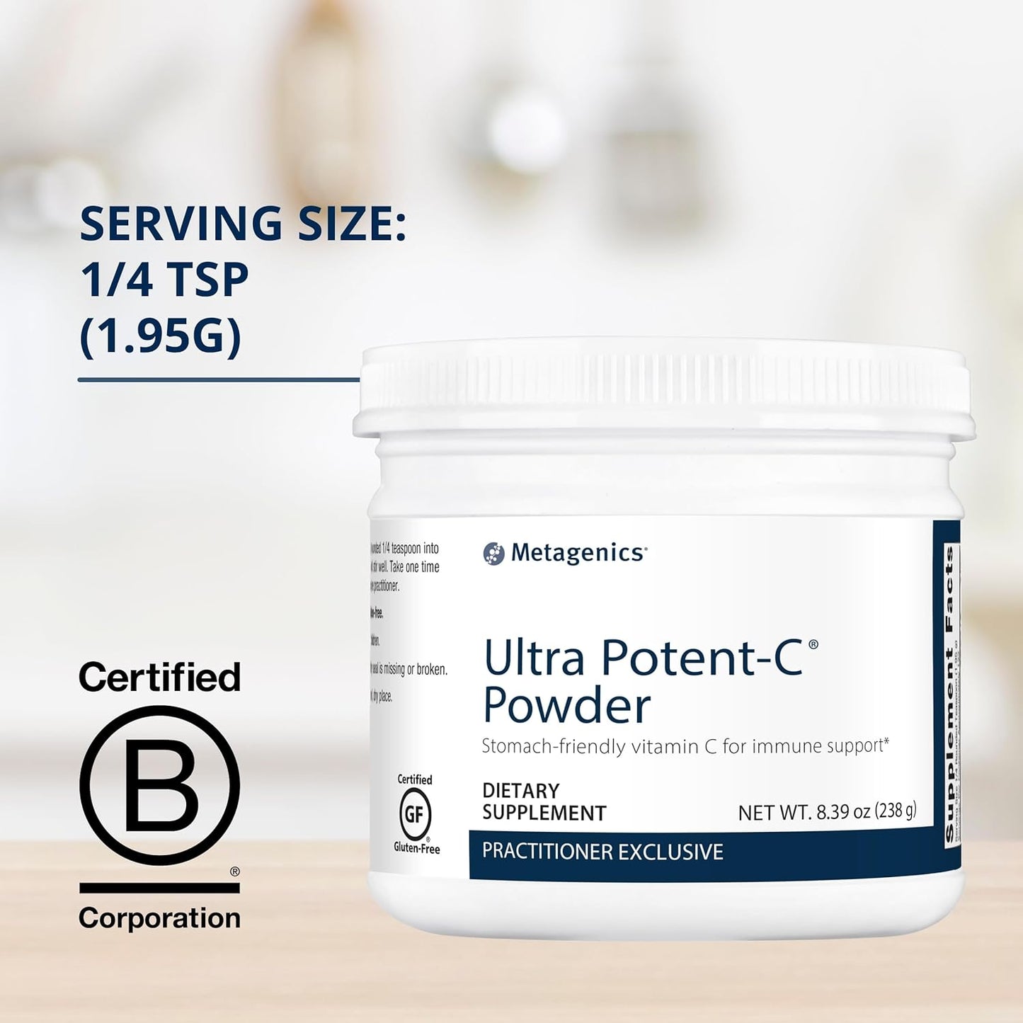 Ultra Potent-C® Powder | Metagenics | 8.39 oz