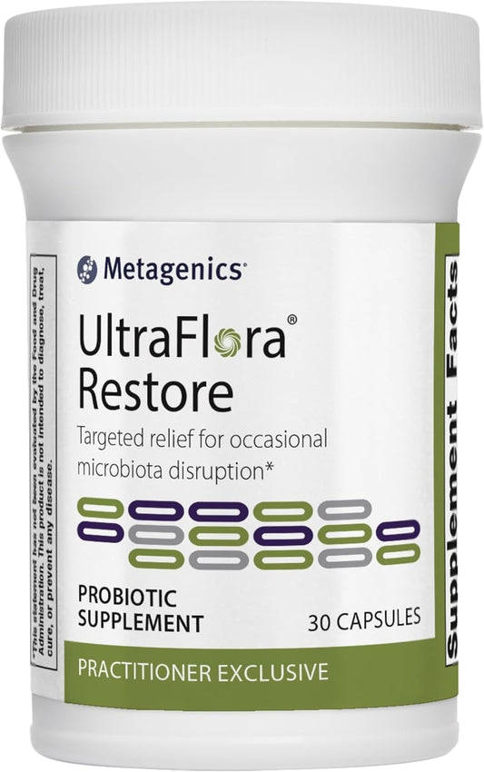 UltraFlora® Restore | Metagenics | 30 Capsules