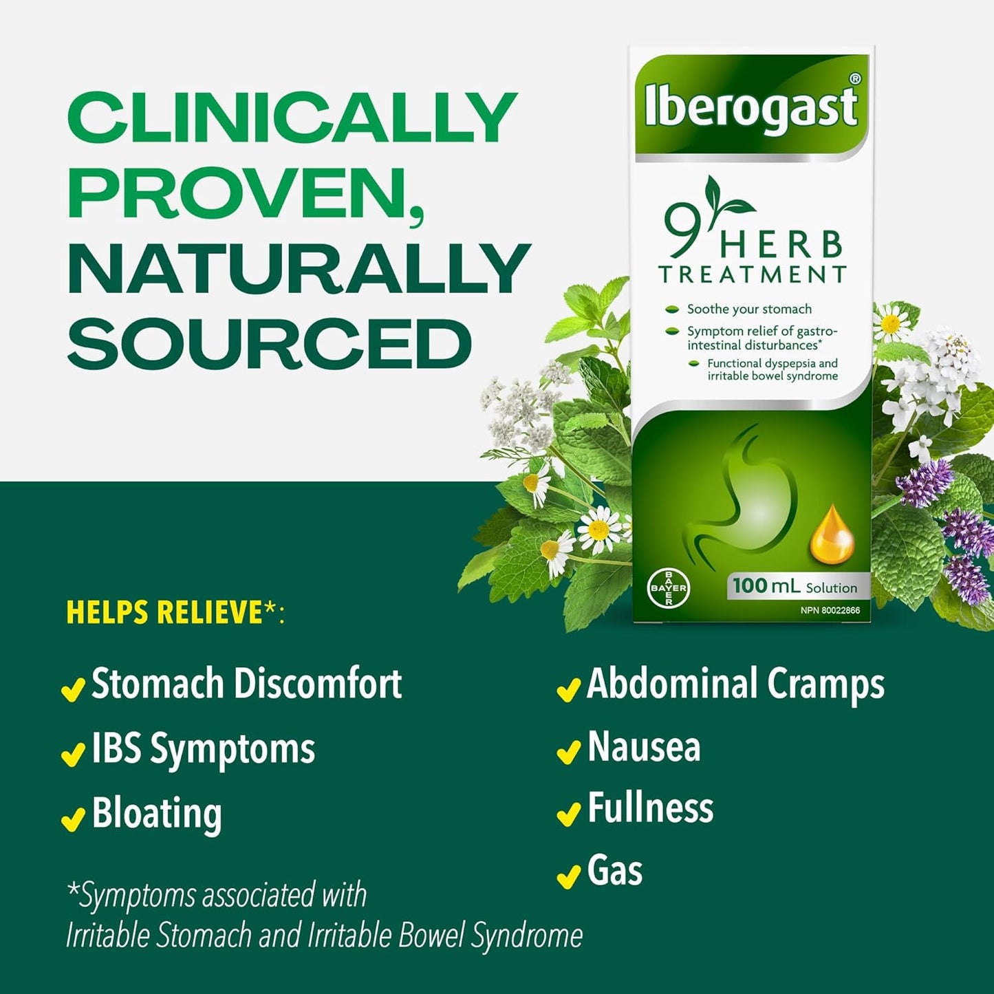 9 Herb Gut Health Treatment | Iberogast® | 100 mL