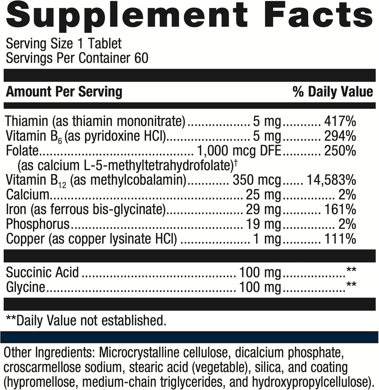 Hemagenics™ | Metagenics® | 60 or 180 Tablets