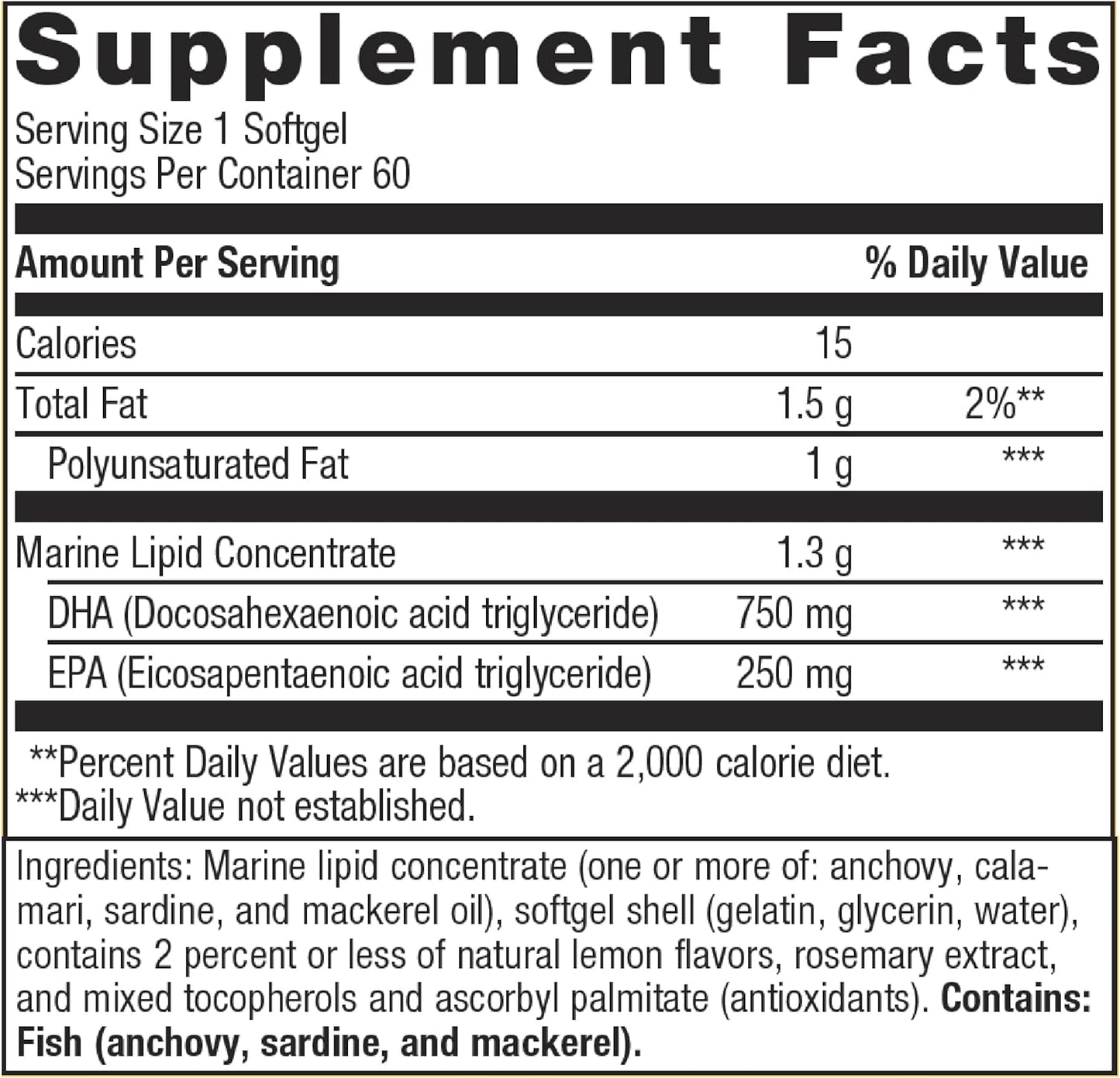 OmegaGenics® Neuro 1000 | Metagenics® | 60 Softgels