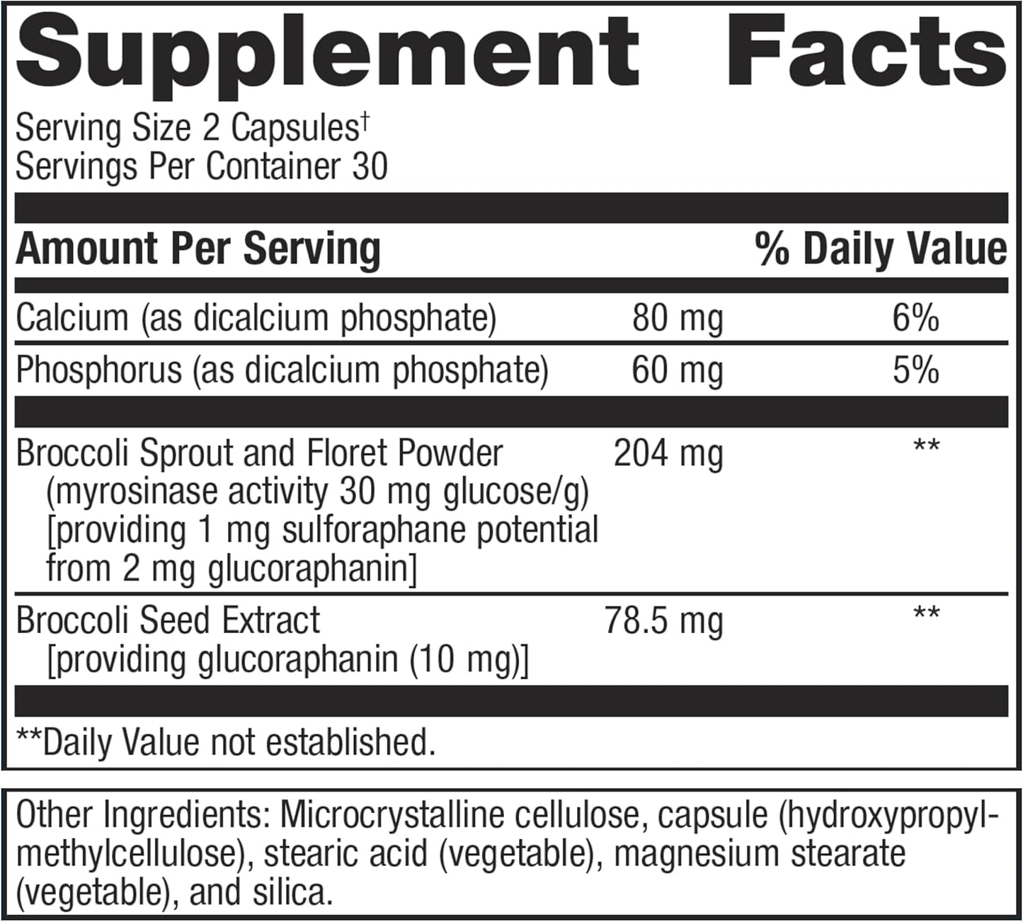 SulforaClear™ | Metagenics® | 60 Capsules