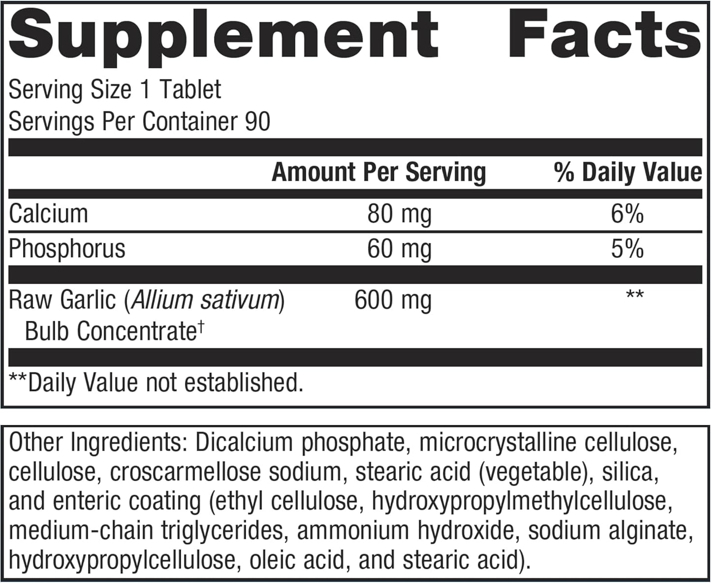 SuperGarlic 6000™ | Metagenics® | 90 Tablets