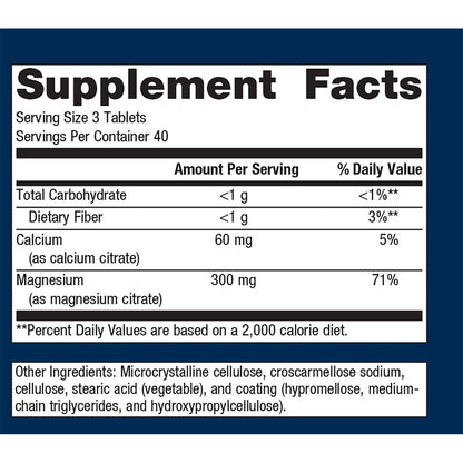 Mag Citrate™ | Metagenics® | 120 Tablets