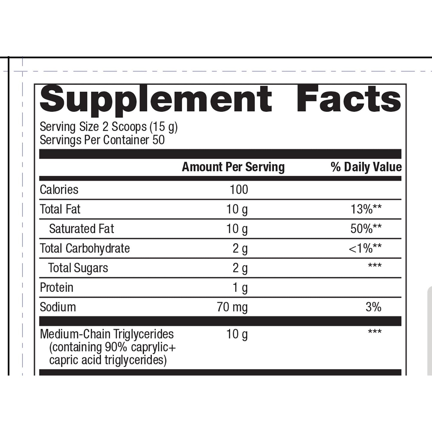 MCT Powder | Metagenics® | 750 gr