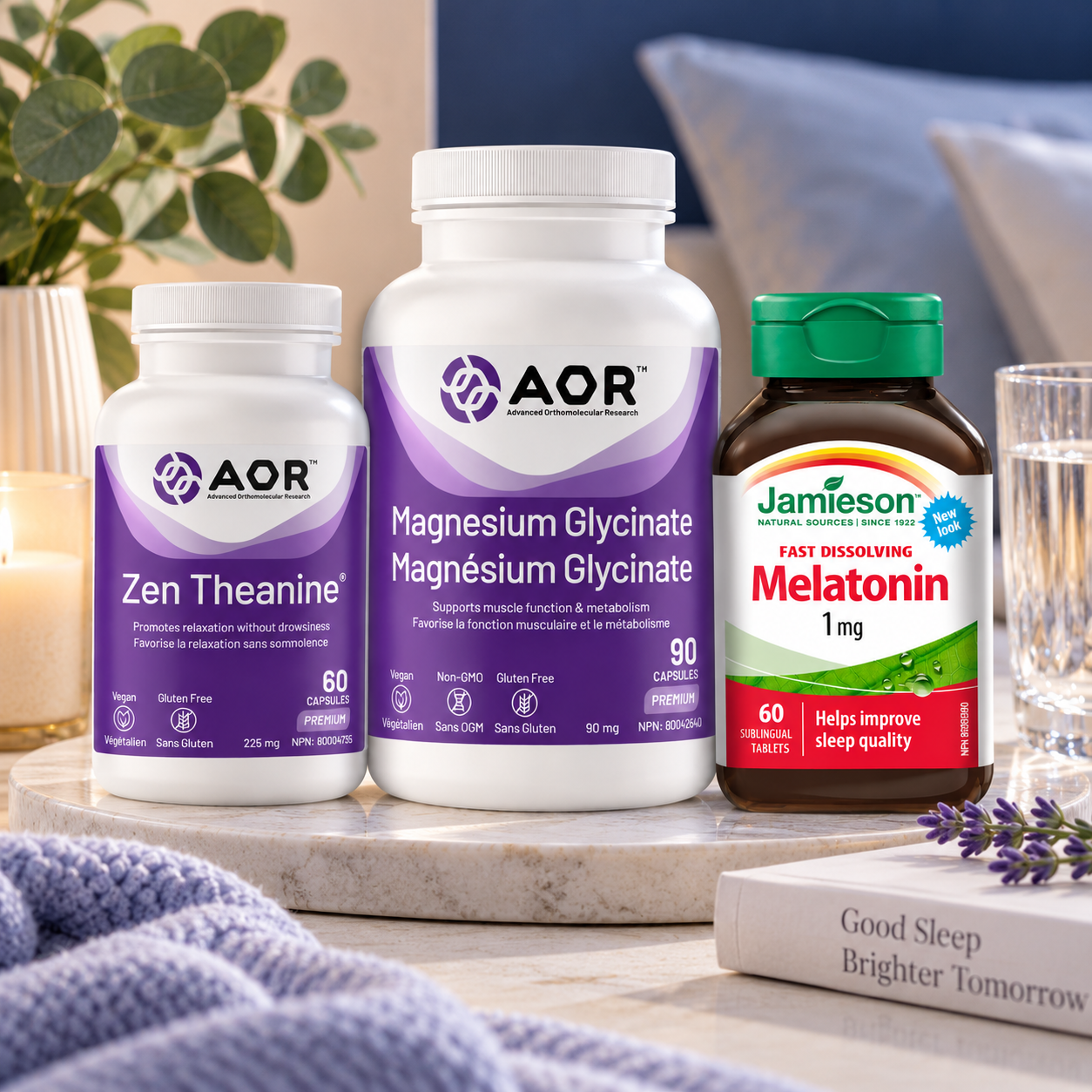 Sleep & Relaxation Routine – Magnesium, L-Theanine & Melatonin Support