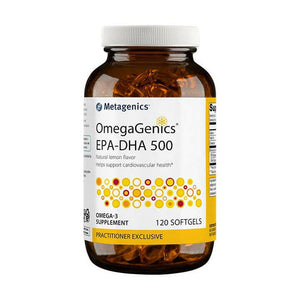 Open image in slideshow, OmegaGenics® EPA-DHA 500 | Metagenics® | 120 or 240 Softgels
