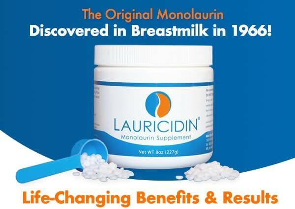 Original Monolaurin | Lauricidin® | 8oz (227 gr) Jar