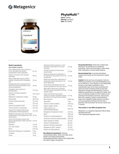 PhytoMulti™ | Metagenics® | 60 or 120 Tablets